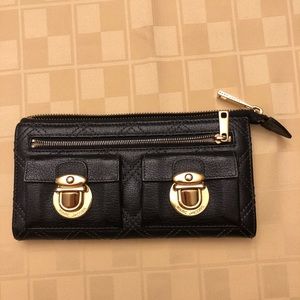 Marc Jacobs Black Quilted Wallet